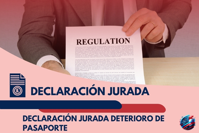 Declaración Jurada Deterioro de Pasaporte