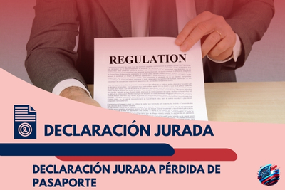 Declaración Jurada Pérdida de Pasaporte