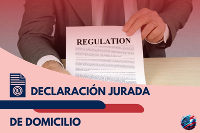 Declaración jurada de domicilio