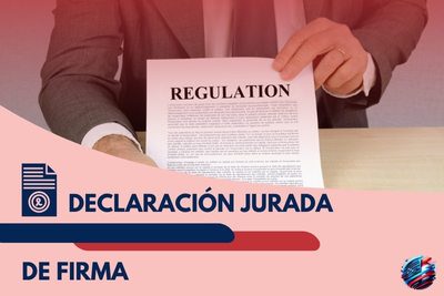 Declaración jurada de firma