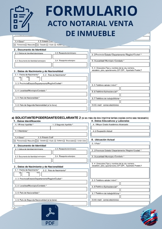 Acto Notarial Venta de Inmueble