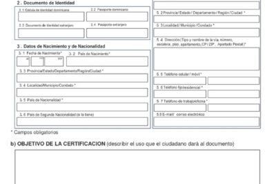 Certificado de Corrección de Nombre en el Pasaporte