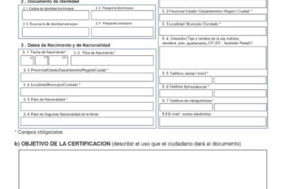 Certificado Naturalización