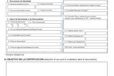 formularioAUTORIZACIÓN PARA VIAJAR CON MENORES